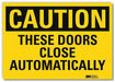 Safety Sign 7inx10in Reflective Sheeting
