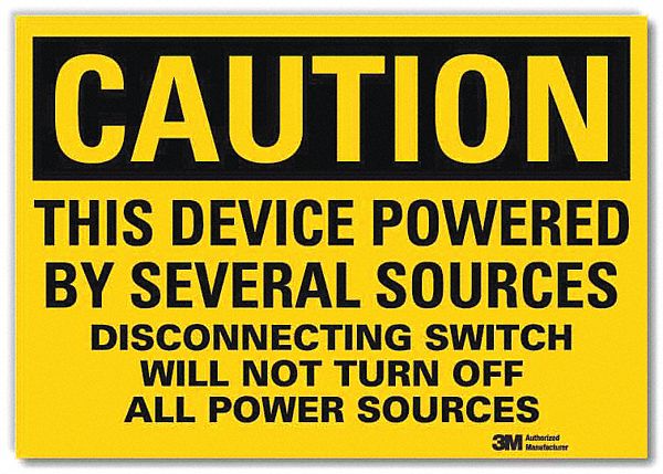 Safety Sign 5inx7in Reflective Sheeting