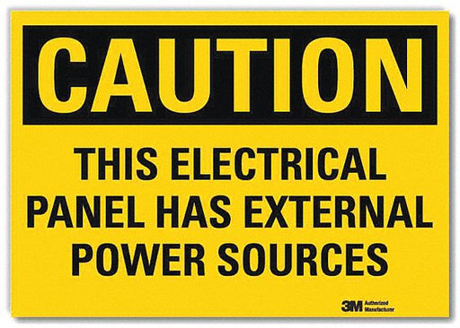Caution Sign 7inx10in Reflctv Sheeting
