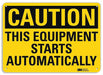 Safety Sign 10 inx14 in Aluminum