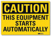 Safety Sign 5 in x 7 in Rflct Sheeting