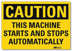 Safety Sign 5inx7in Reflective Sheeting