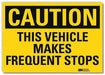 Rflctv Traffic Safety Label 7x10in Plstc
