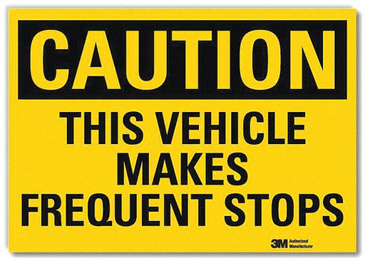 Rflctv Traffic Safety Label 7x10in Plstc