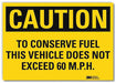 Rflct Traffic Safety Lbl 10x14in Plastic