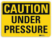 Safety Sign 7 in x 10 in Aluminum