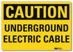 Caution Sign 5 in x 7 in Rflct Sheeting