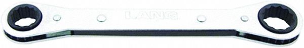 Flat Ratchet Box Wrench 3/8 x 7/16 12 Pt