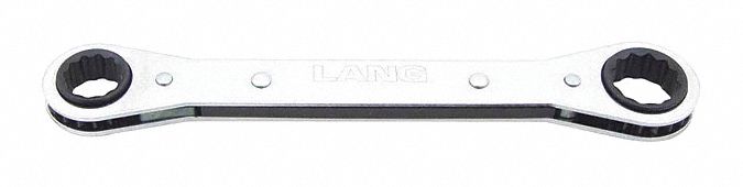 Flat Ratchet Box Wrench 1/2 x 9/16 12 Pt