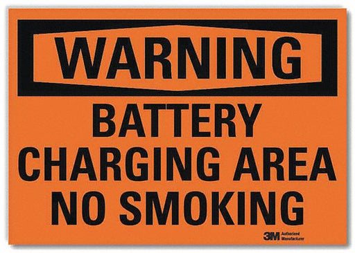Warning Sign 10in x 14in Rflct Sheeting