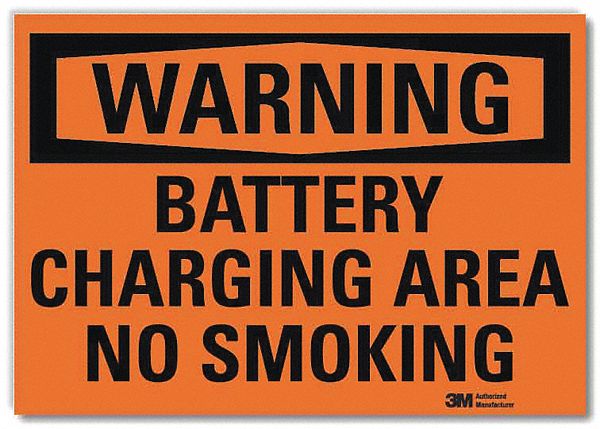 Warning Sign 7inx10in Reflctv Sheeting