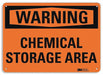 Warning Sign 10 in x 14 in Plastic