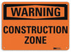 Warning Sign 7 in x 10 in Aluminum