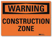 Warning Sign 10x14in Reflective Sheeting