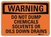 Warning Sign 10 in x 14 in Plastic