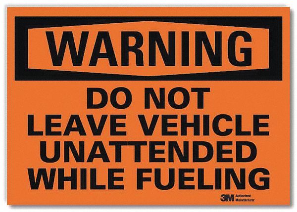 Warning Sign 10x14in Reflective Sheeting
