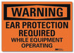 Warning Sign 10in x 14in Rflct Sheeting