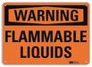 Warning Sign 7 in x 10 in Plastic