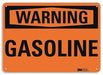 Warning Sign 10 in x 14 in Aluminum