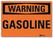 Warning Sign 5 in x 7 in Rflct Sheeting