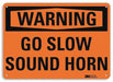 Reflective Lift Truck Sign 10x14in Alum