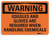 Warning Sign 10 inx14 in Aluminum