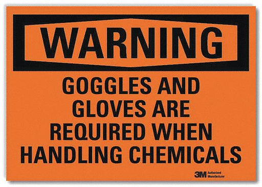 Warning Sign 10in x 14in Rflct Sheeting