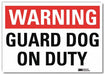 Security Sign 5x7in Reflective Sheeting