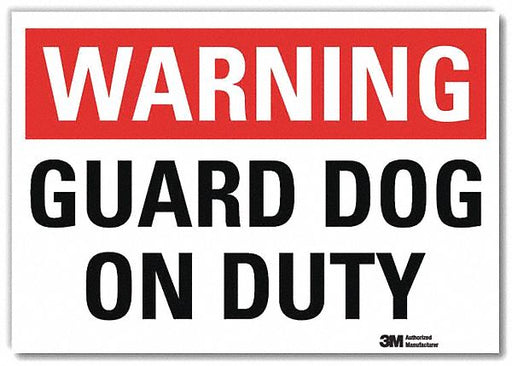 Security Sign 5x7in Reflective Sheeting