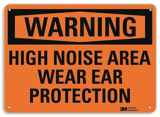 Security Sign 7 in x 10 in Plastic