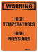Security Sign 10 inx7 in Plastic