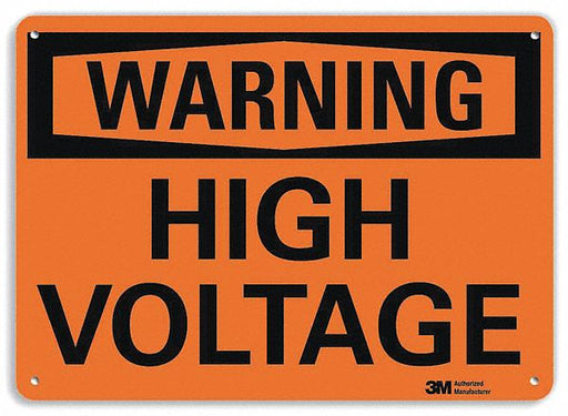 Security Sign 7 in x 10 in Plastic