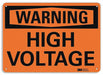 Security Sign 10 in x 14 in Aluminum