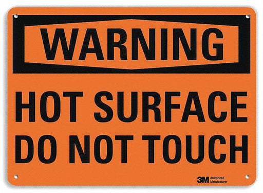 Security Sign 10 in x 14 in Aluminum