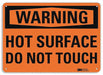 Warning Sign 10 in x 14 in Aluminum