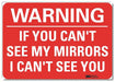 Rflctv Traffic Safety Label 7inx10in