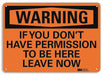 Security Sign 10 in x 14 in Plastic