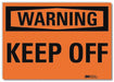 Security Sign 7in x 10in Rflct Sheeting