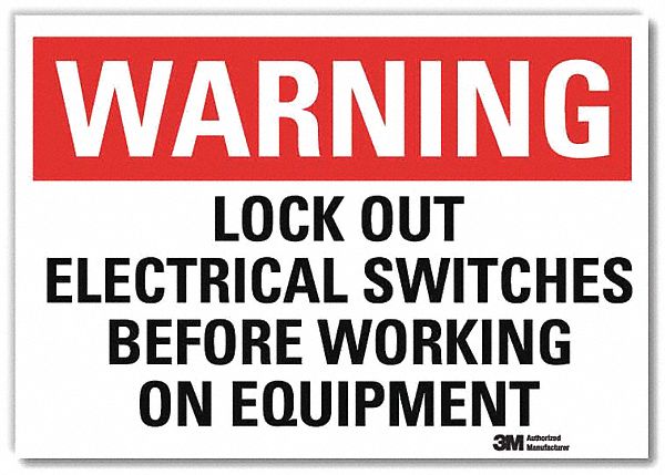 Warning Sign 10in x 14in Rflct Sheeting
