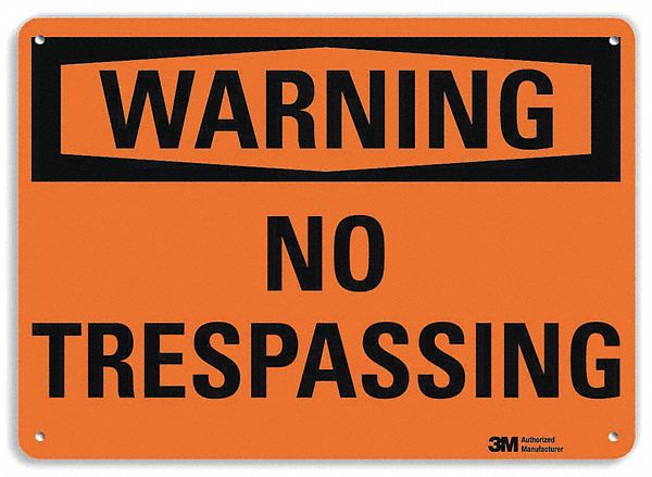 Security Sign 7 in x 10 in Plastic