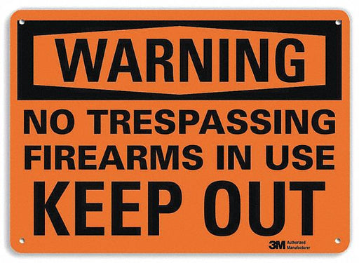 Security Sign 7 in x 10 in Plastic