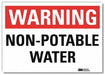 Warning Sign 7inx10in Reflctv Sheeting