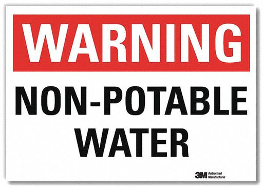 Warning Sign 10x14in Reflective Sheeting
