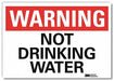 Warning Sign 7inx10in Reflctv Sheeting