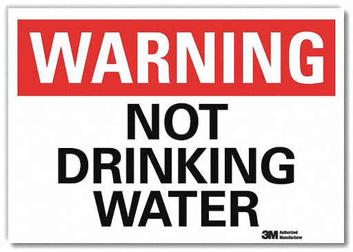 Warning Sign 7inx10in Reflctv Sheeting