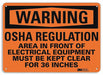 Security Sign 10 in x 14 in Aluminum