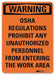 Security Sign 14 inx10 in Aluminum