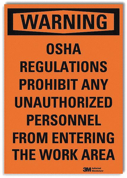 Security Sign 10in x 7in Rflct Sheeting