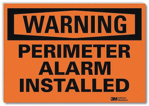 Security Sign 7x10in Reflective Sheeting