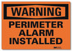 Security Sign 5x7in Reflective Sheeting